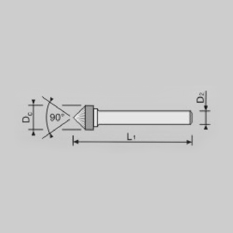 Forma KSK-90° Cónica