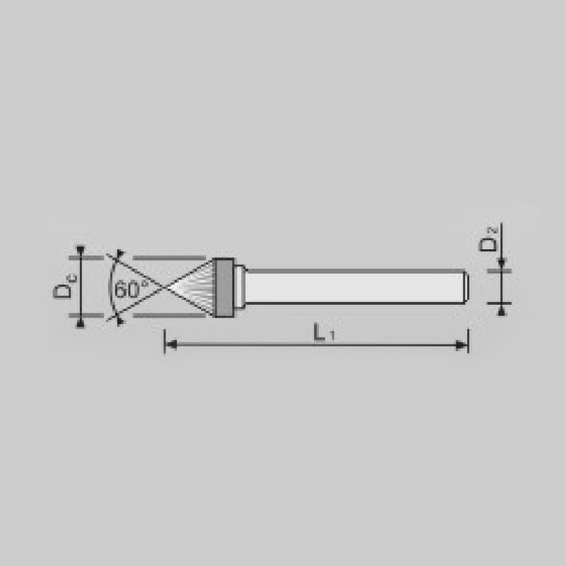 Forma KSJ-60° Cónica